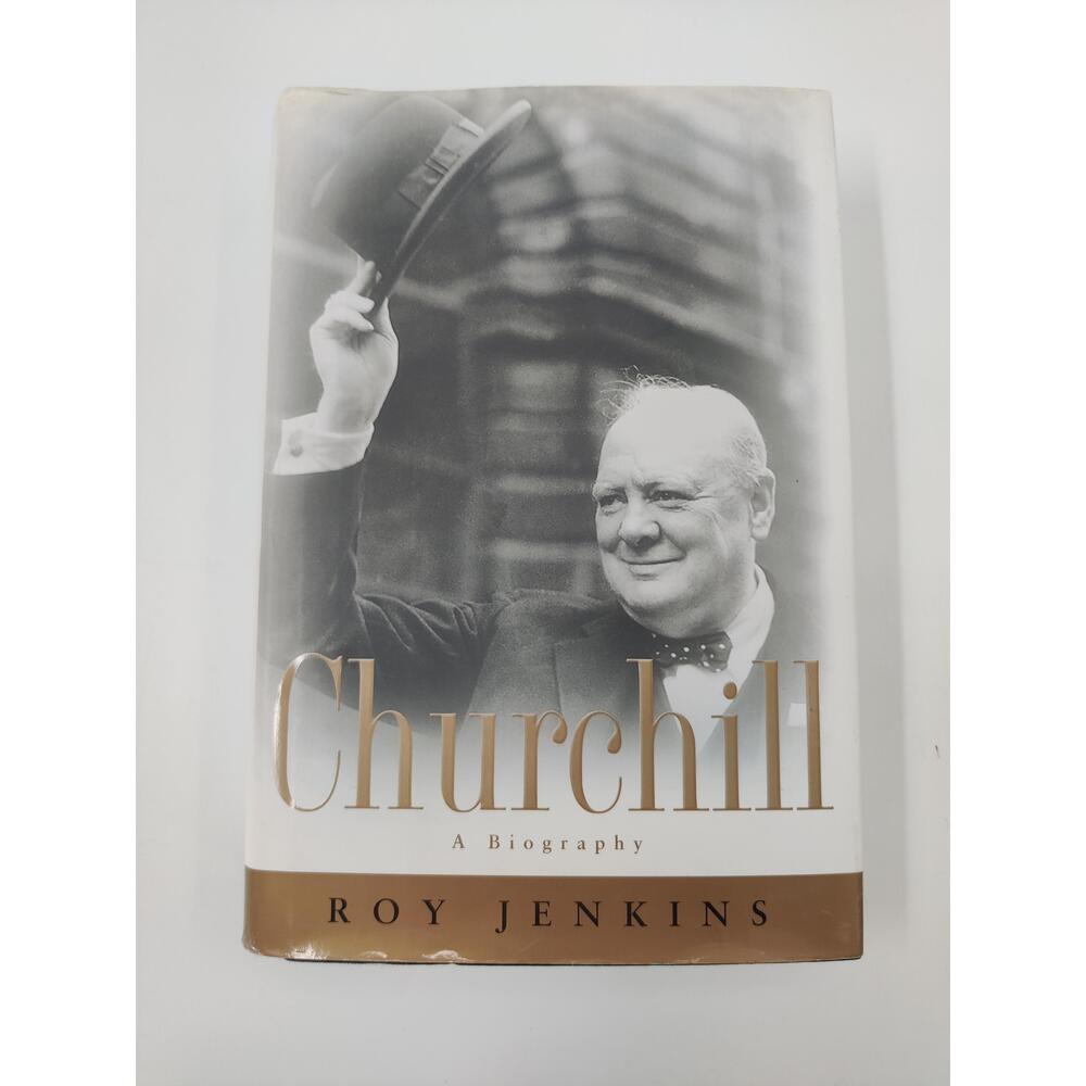 Churchill by Roy Jenkins Hardcover Biography Collectible Editorial